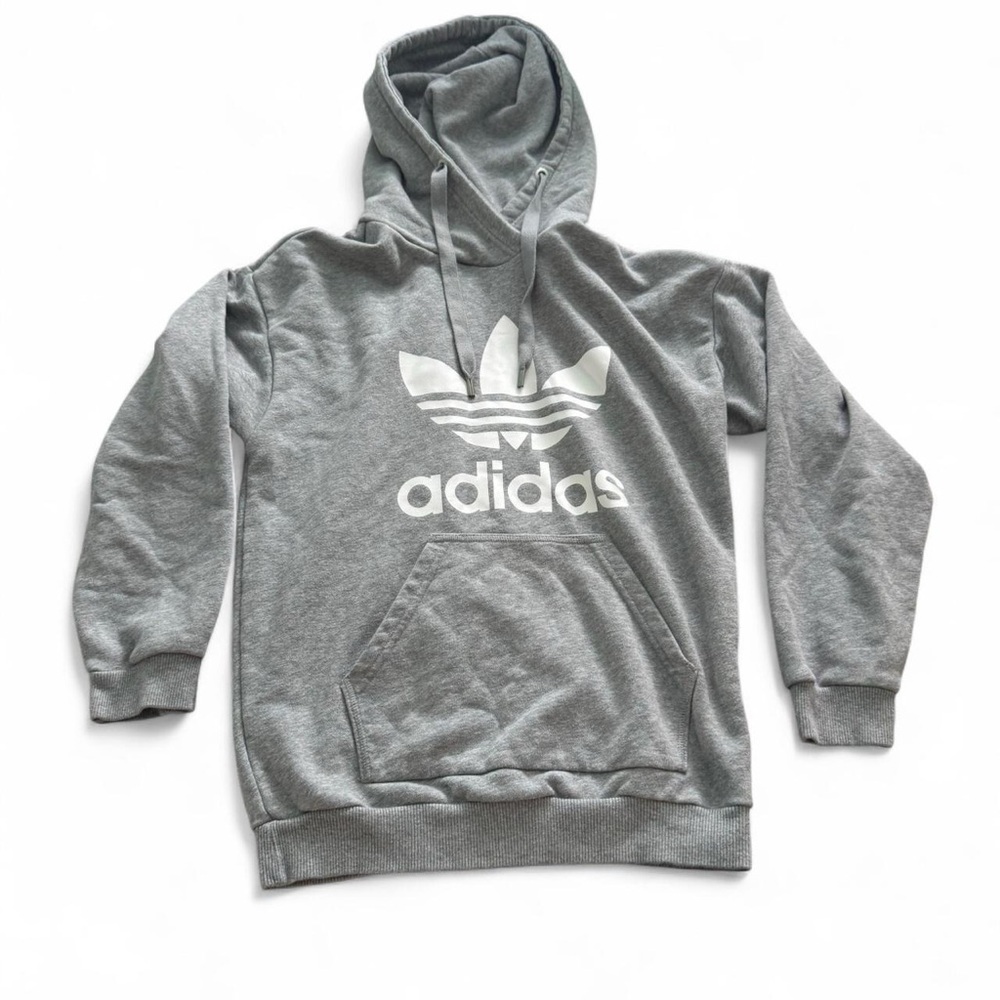 Adidas Gray Hoodie with Logo
